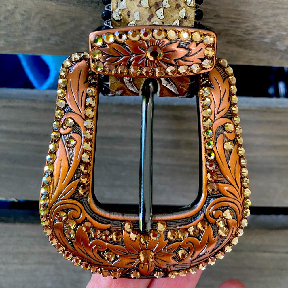 BB Simon Swarovski rhinestone belt XL